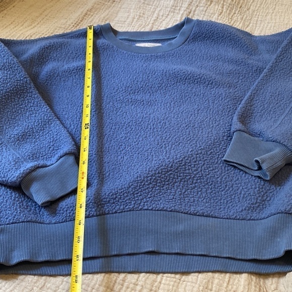 Everlane Blue The Re New Plush Fleece . Size S - Picture 5 of 9